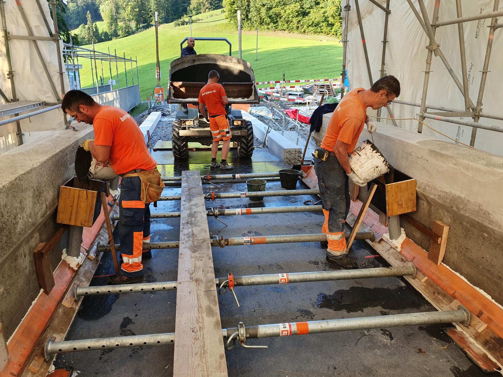 Instandsetzung des Geissfusssteg in Alpnach Dorf