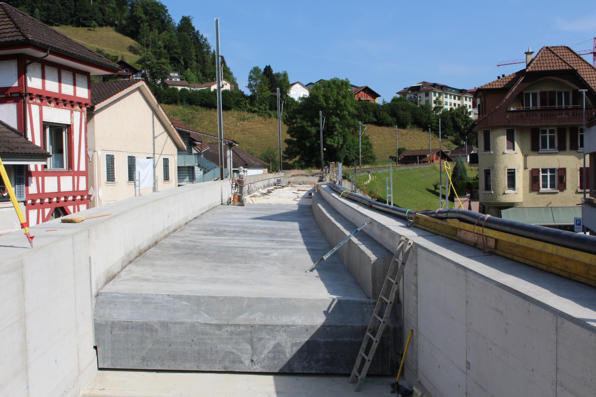 Verschobene Brücke in Wolhusen