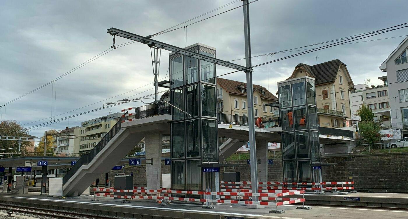 Bahnhof Passerelle Nord in Thalwil